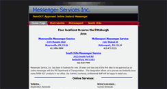 Desktop Screenshot of messengerserviceinc.com